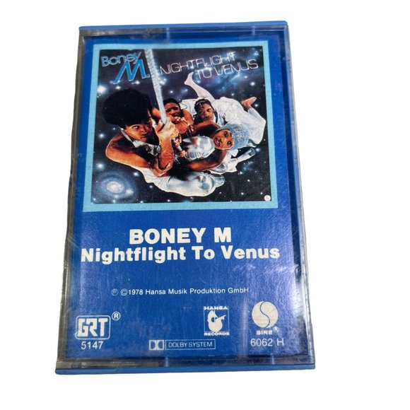 Boney M Nightflight to Venus '78 - Blue Tape (Atlantic Records) - Picture 1 of 6